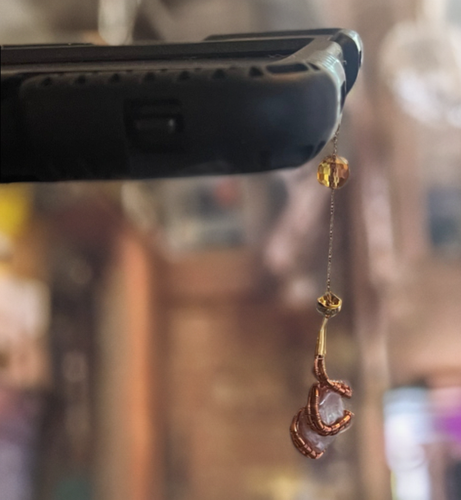 One-of-a-Kind Baroque Pearl USB-C Port Charm