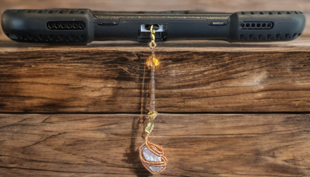 One-of-a-Kind Baroque Pearl USB-C Port Charm