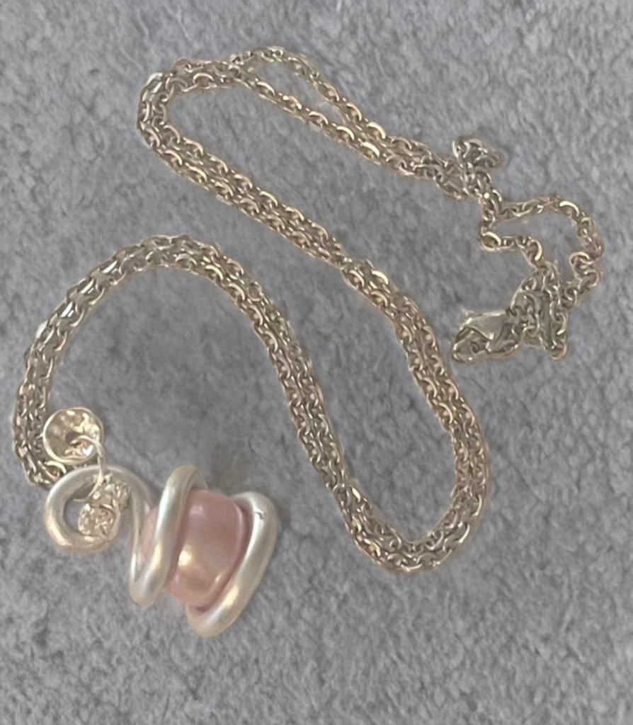 One-of-a-Kind Edison Pearl Necklace – Handcrafted Artistic Design