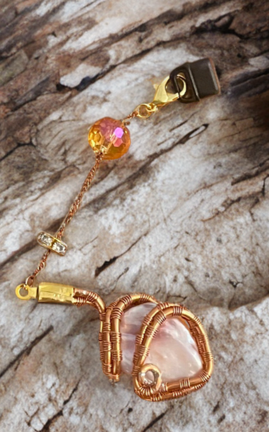One-of-a-Kind Baroque Pearl USB-C Port Charm