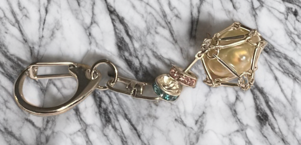 Edison Button Pearl Handcrafted Charm – Chic & Artistic