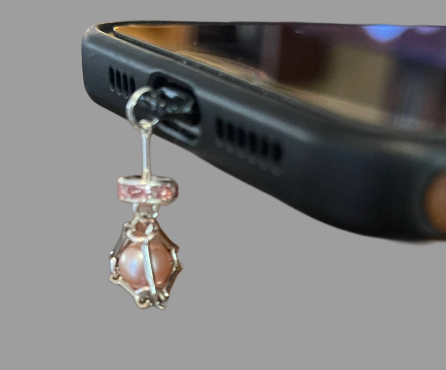 Petite Freshwater Pearl USB Lightning Port Charm