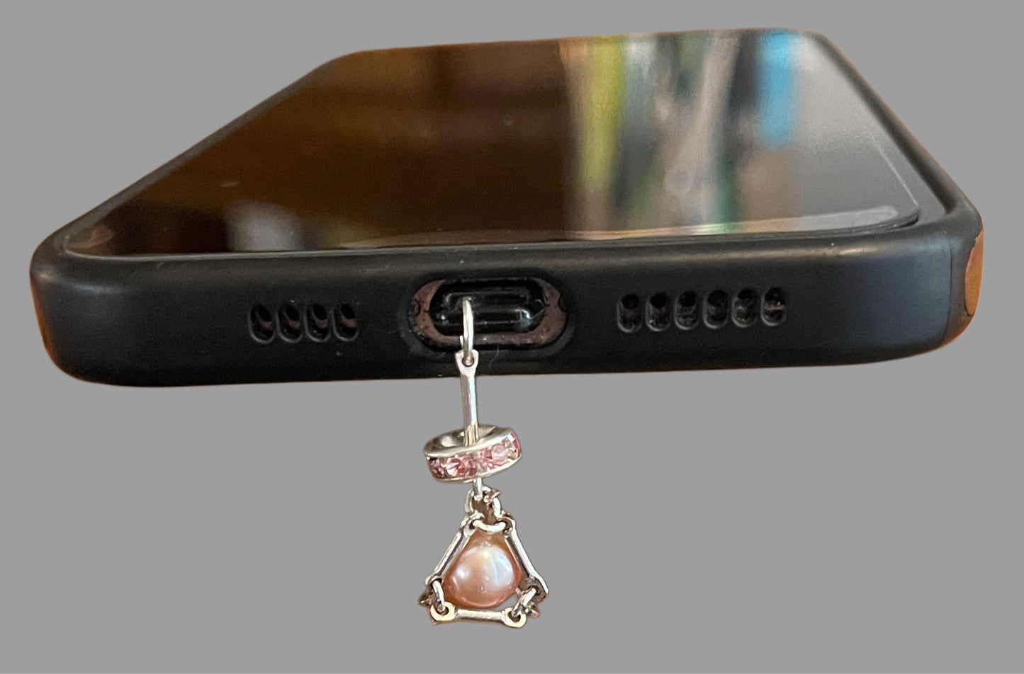 Petite Freshwater Pearl USB Lightning Port Charm